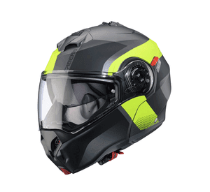 Casco para moto Caberg Duke Evo Indy Matt Gun Metal/Yellow Fluor/Black