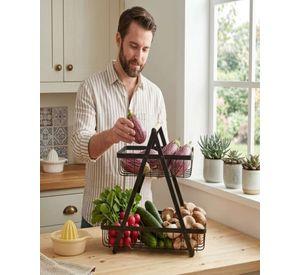 Organizador de Cocina 2 Niveles para Encimera y Alacena
