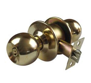 Cerradura Pomo Acceso Bronce