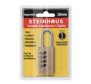 Candado Steinhaus Clave Numérica 30 Mm 4 Dígitos