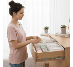 Set 3 Piezas Organizador De Ropa Interior Multiuso