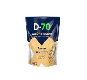 Jabon Liquido Antibacterial D-70 Dp Avena 900ML