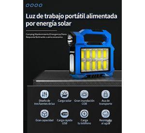 Linterna Camping Recargable Solar Usb Led Portatil