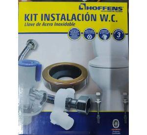 Kit De Instalacion Wc Llave Angular Completo Hoffens