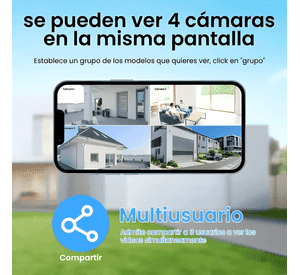 2 Camaras Ip Smart Wifi Infrarrojo Externo y Interno Hd VI