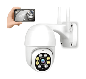 Camara Serguridad Wifi Hd Exterior Impermeable 360 Nocturna