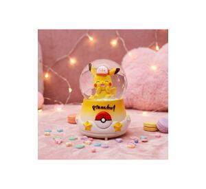 Lámpara Espantacuco Bola De Nieve Pikachu