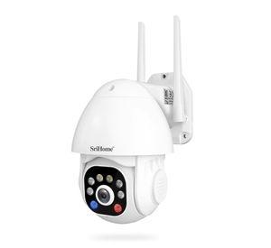 Cámara IP WIFI 3MP 1296P Srihome SH039B Luz LED y Sirena