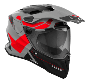 Casco para moto Airoh Commander 2 Reveal Rojo Fluor Mate