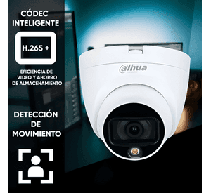 Dahua HDW1239T1ALEDS5 Cámara Domo Ip Full Color Blanca
