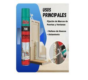 Sellador Espuma Poliuretano Akfix 500ml Secado Rapido
