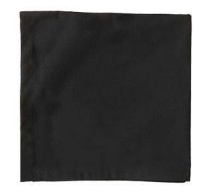 JUEGO DE 6 SERVILLETAS DE TELA 45X45 NEGRO