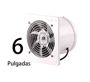 Extractor De Aire Metálico Industrial 6 Pulgadas 15cm 40w
