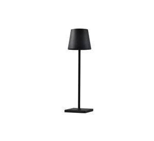 LÁMPARA DE MESA ESCRITORIO PORTÁTIL LED RECARGABLE NEGRO