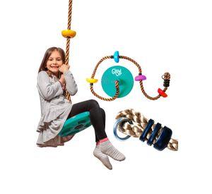 Columpio Mecedor De Escalada Multicolor Glowup
