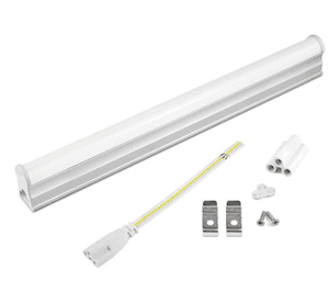 TUBO LED T5 CON BASE EMPAVONADO 5W 30CM 3000K