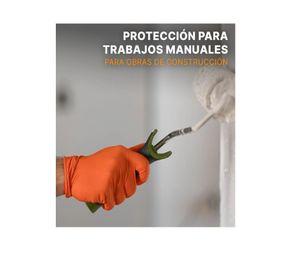 Guantes Nitrilo Naranjo Diamantado 8.5grs Pro Xl X500unds