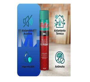 Pack 3 Espuma Poliuretano Akfix 805 750ml Manual Multiuso