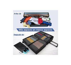 Organizadores de equipaje de viaje bolsa ropa interior 7 piezas negro