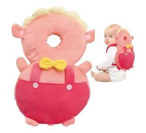 Almohada Bebe Antigolpe  Color Rosada