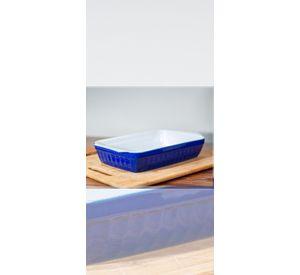 Fuente ceramica para horno Mod: P-0552-BL-AZ