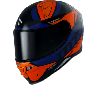 Casco De Moto Mt Helmets Revenge 2 Scalpel A4 Naranja Mate