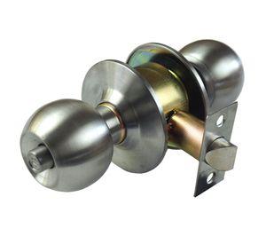 Cerradura Pomo Oficina / Dormitorio Inox