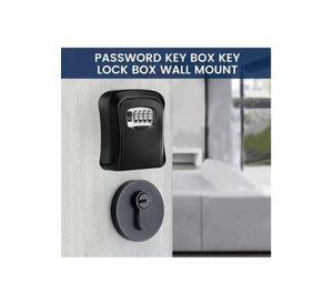 Caja seguridad para llaves con clave color negro