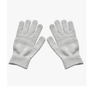 Guantes Invierno De Lana Unisex Para El Frio 12 Pares Blanco