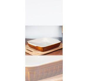 Fuente ceramica para horno Mod: P-0558-CR-CF