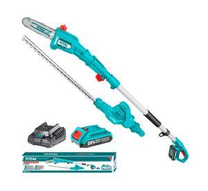 Motosierra mini inálambrica 20V 46 cm + cortasetos TPTS201681 + batería y cargador
