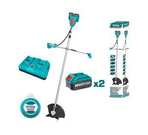 Desbrozadora orilladora inálambrica 40V 10" y 13" TSTLI202521 + batería + cargador + accesorios