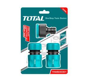 Juego conectores rápidos de manguera THWS030301 3 piezas