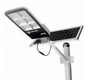 FOCO CON PANEL SOLAR LED 300W + POSTE  JORTAN