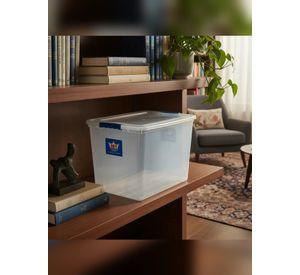 Caja de Almacenamiento 50L Transparente Reyplast Suprema