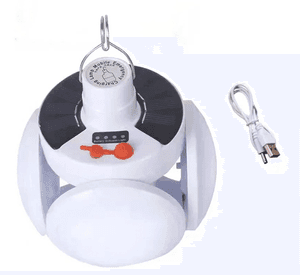 Ampolleta Solar Led Emergencia Recargable 40w Usb Expandible