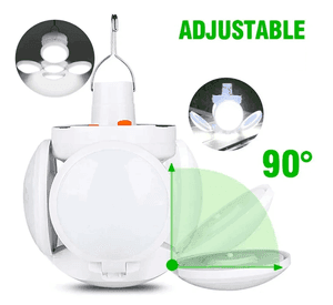 Ampolleta Solar Led Emergencia Recargable 40w Usb Expandible