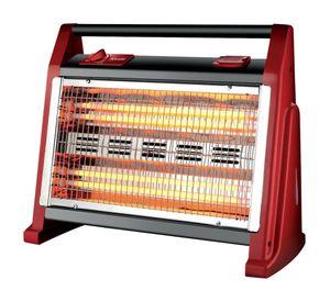 Estufa Calefactor Electrico De Cuarzo 1600W 2N Rojo KC-160AS Kendal