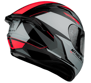 Casco De Moto Mt Helmets Targo Pro Sound A5 Rojo Brillo