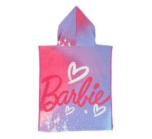 PONCHO TOALLA BARBIE INFANTIL