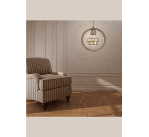 LAMPARA COLGANTE ESTILO RUSTICO  PORTA E27