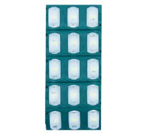 TIRA LED PLACA X 3 LED LUPA SET X 10 PCS CON ADHESIVO DISPONIBLE VERDE
