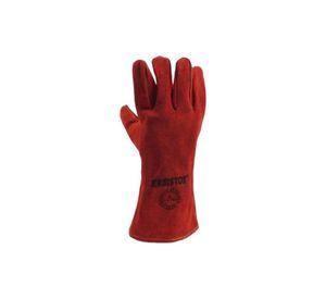 Guante Soldador Descarne Rojo