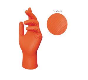 Guantes Nitrilo Naranjo Diamantado 8.5grs Pro Xl X250unds