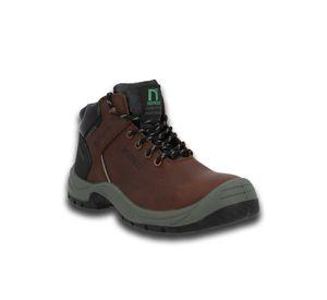 Zapato Seguridad Unisex Ns582 Ct Antistatic Café