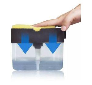 Dispensador De Lavalozas Manual Con Esponja Con Recipiente