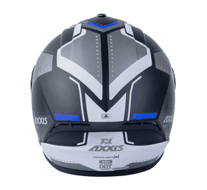 Casco para moto Axxis FF112C Draken S Sonar B17 Azul Mate