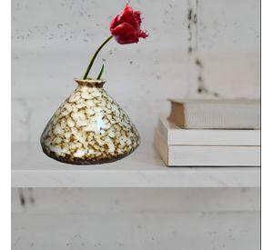 Set 3 Florero Mini Jarrón Cerámica Floral Decorativo Jhn