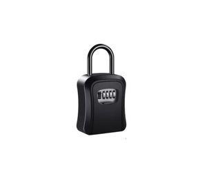 Caja seguridad porta llave candado clave color negro