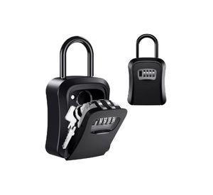 Caja seguridad porta llave candado clave color negro